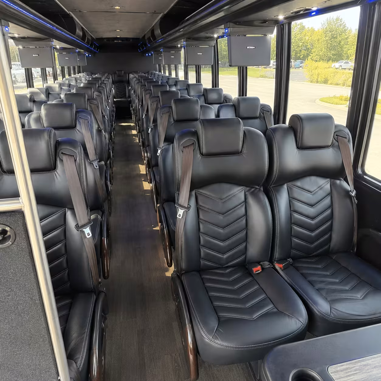 25 passenger minibus interior