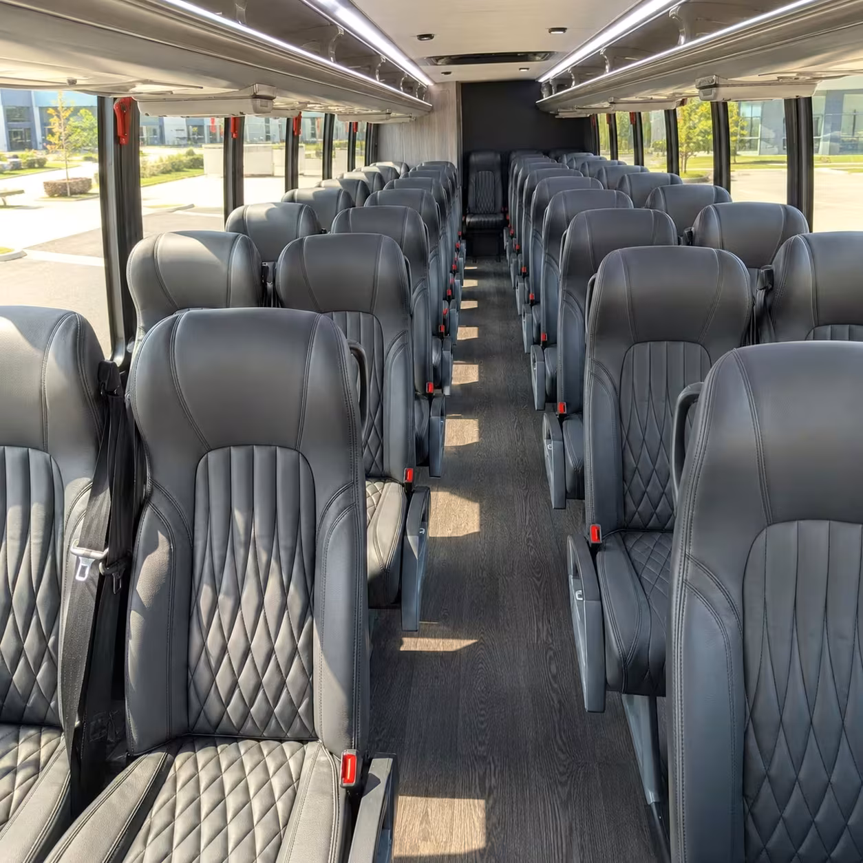 28 passenger minibus inside