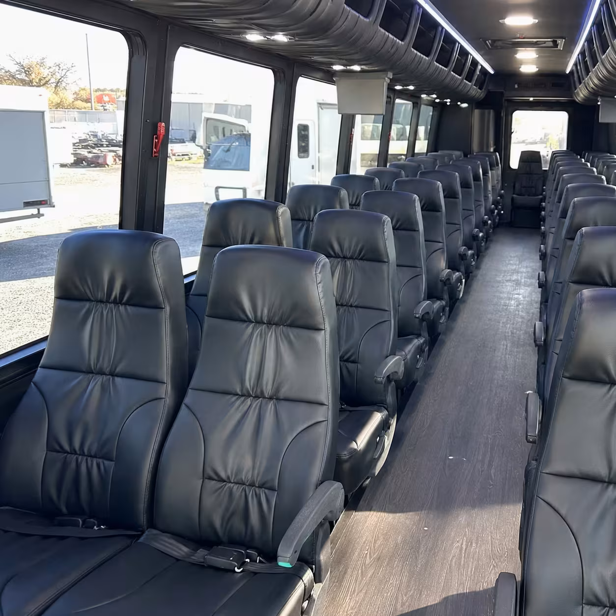 35 passenger minibus inside