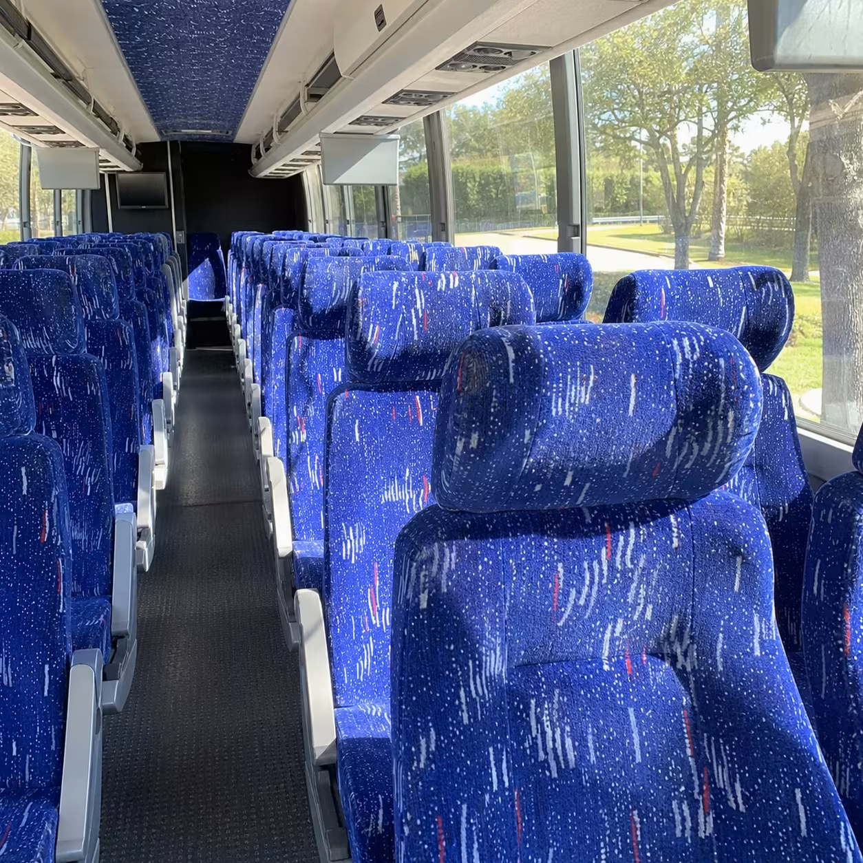 medford charter bus rental inside