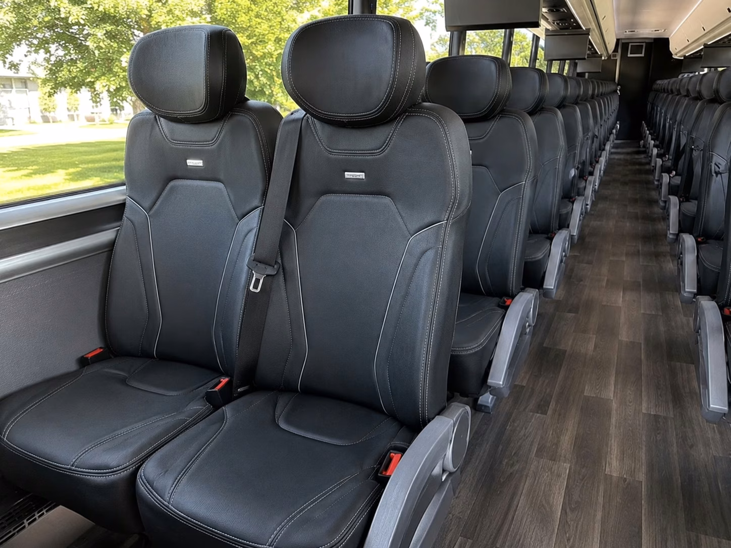 medford wedding shuttle buses between hotels and venues