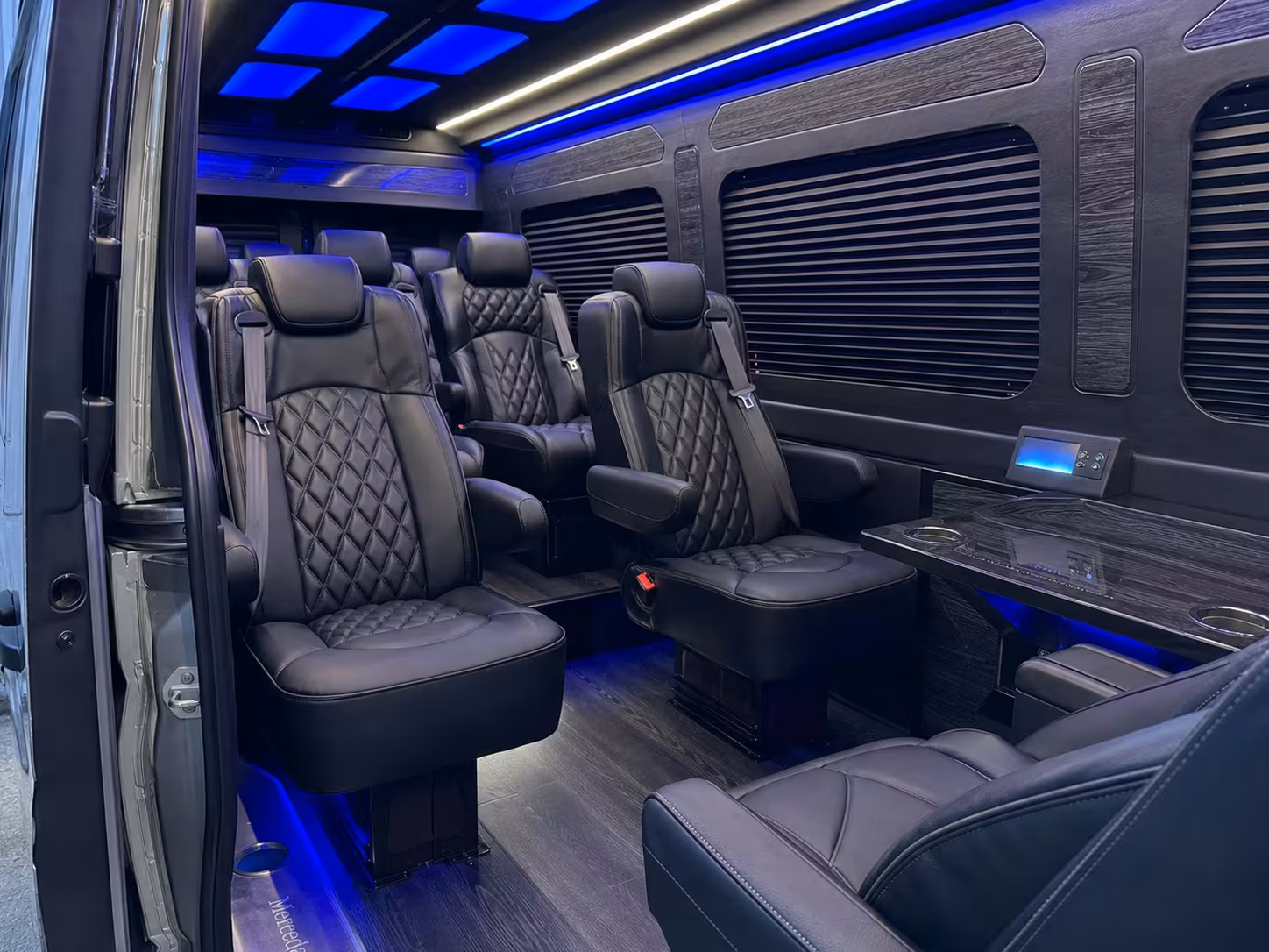 sprinter van transportation for groups and events across medford