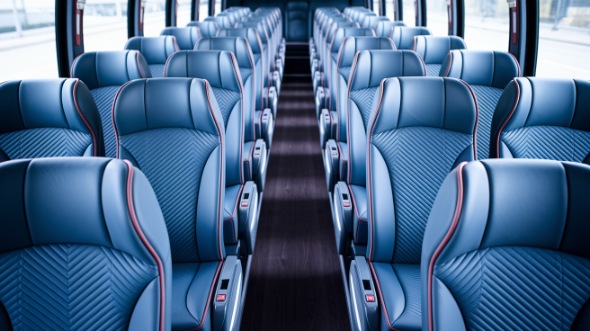 56 passenger charter bus interior medford