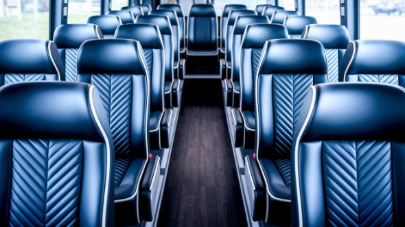 medford 15 passenger minibus inside