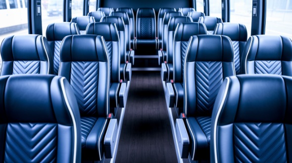 medford 20 passenger minibus inside