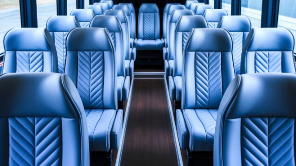 medford 30 passenger minibus inside