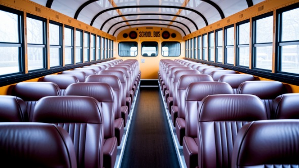 medford school bus rental inside